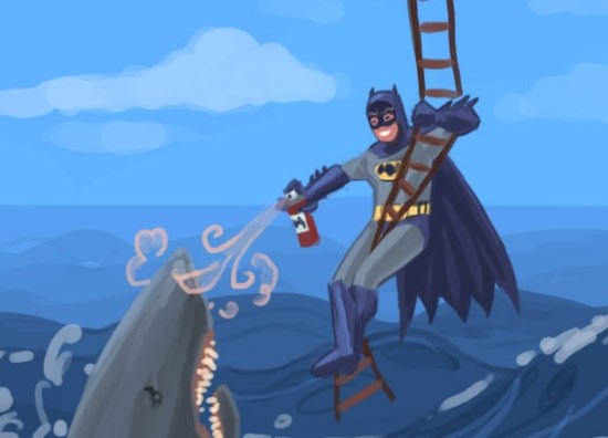   اسپری ضد کوسه بتمن (Batman’s Shark Repellent Bat-Spray)