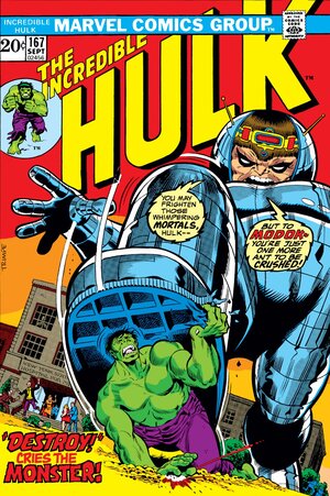 شماره های 167 و 168 از کمیک The Incredible Hulk