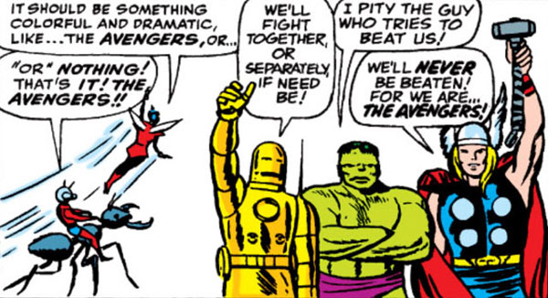 مرد مورچه ای و واسپ از اعضای موسس گروه "انتقام جویان" (Avengers) هستند