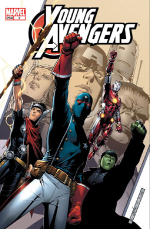  شماره 2 از سری اول کمیک بوک های Young Avengers