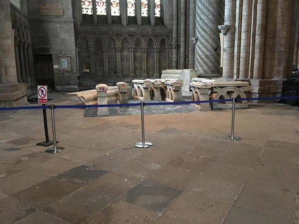 Preparations Durham Cathedral