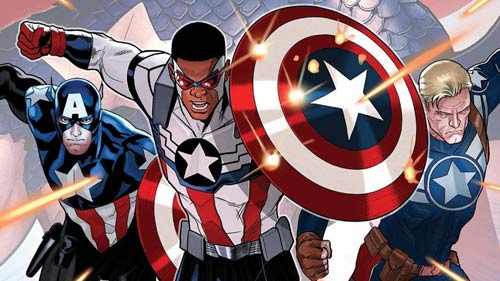  «کاپیتان آمریکا»، «فالکون» و «باکی» (Captain America, Falcon & Bucky)