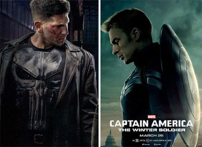 پانیشر دوبار در کاپیتان امریکا: سرباز زمستانی به کمک قهرمانان فیلم می آید!