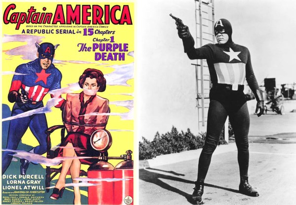  کاپیتان آمریکا اولین شخصیت ماروله که روی پرده سینما ظاهر شد!