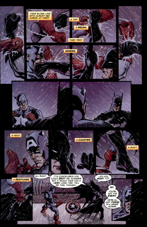 کاپیتان آمریکا علیه بت من (JLA/Avengers)