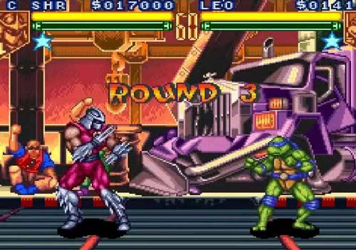 بازی Teenage Mutant Ninja Turtles: Tournament Fighters