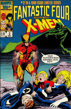  شماره 2 از کمیک Fantastic Four Vs. X-Men