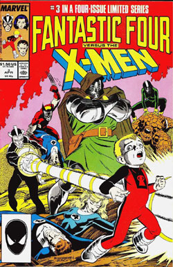 شماره 3 از کمیک Fantastic Four Vs. X-Men