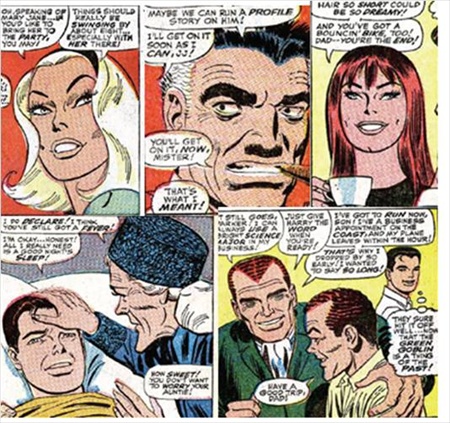 supporting cast drawn by romita