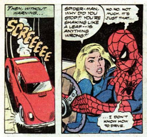 رانندگي مرد عنكبوتي