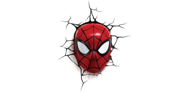 چراغ تزئینی سه بعدی ماسک مرد عنکبوتی