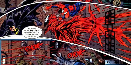 مرد عنکبوتی و بتمن علیه کارنیج و جوکر!