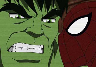 spider-man-hulk كارتون مرد عنكبوتي و هالك