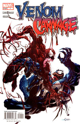  شماره های 1 تا 4 از کمیک Venom Vs Carnage