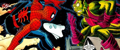 spiderman-vs-green-goblin نبرد اسپايدرمن با نورمن ازبورن