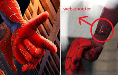 webshooters دستكش هاي مرد عنكبوتي