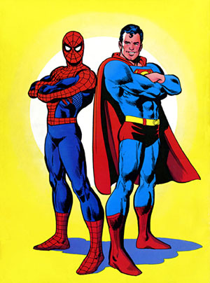 superman-vs-spiderman سوپرمن - اسپايدرمن - مرد عنكبوتي