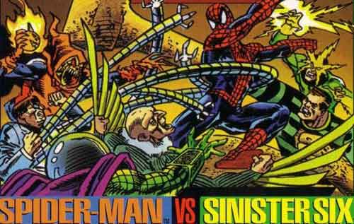 sinister-six-spiderman گروه شش خبيث- دشمن مرد عنكبوتي