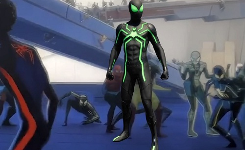 مرد عنکبوتی در لباس مخفی کاری (Stealth Suit)