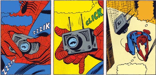 دوربین عکاسی مرد عنکبوتی