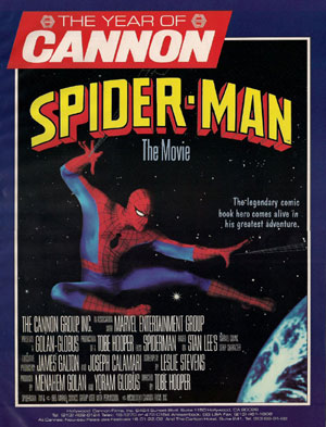 spiderman85 پوستر فيلمي كه شركت كانن ميخواست بر اساس اسپايدرمن بسازد 