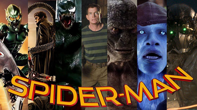 رتبه بندی دشمنان مرد عنکبوتی در فیلم های سینمایی