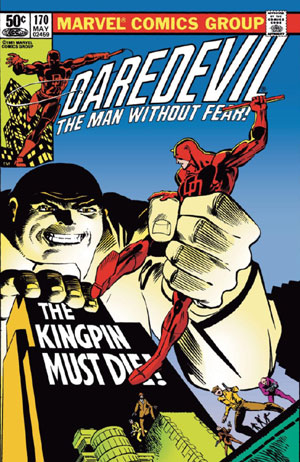 شماره 170 از سری اول کمیک های Daredevil