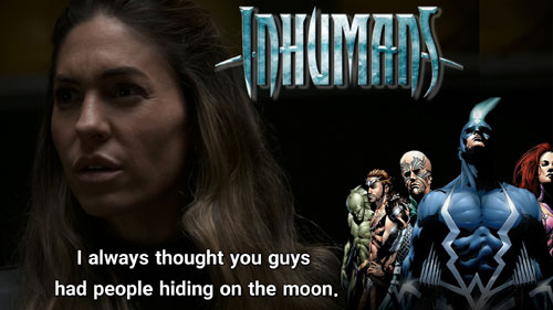 اشاره به ناانسان ها (Inhumans )