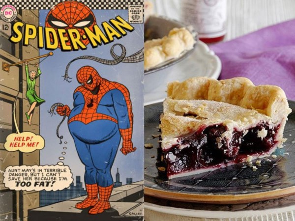 غذا،غذای مورد علاقه قهرمانان،غذای مورد علاقه بتمن،غذای مرد عنکبوتی،مارول،دی سی،سوپرمن،مرد آهنی