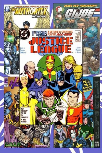  کاور شماره 1 از کمیک Justice League International