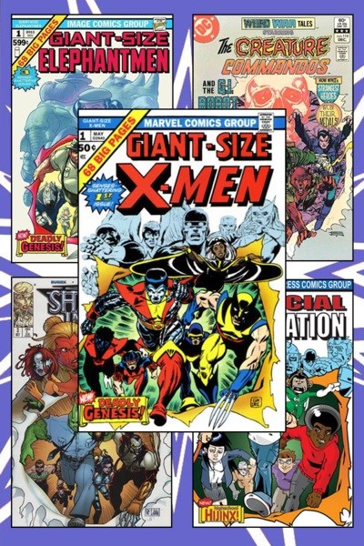  کاور شماره 1 از کمیک Giant-Size X-Men