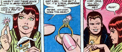 peter-proposes-to-mj پيتر پاركر براي اولين بار از مري جين خواستگاري ميكند