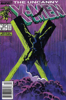 شماره 251 از کمیک Uncanny X-men
