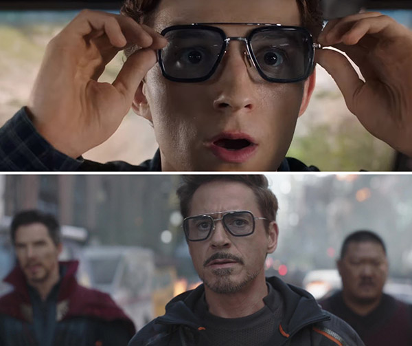  تعجب پیتر - عینک هوشمند تونی استارک