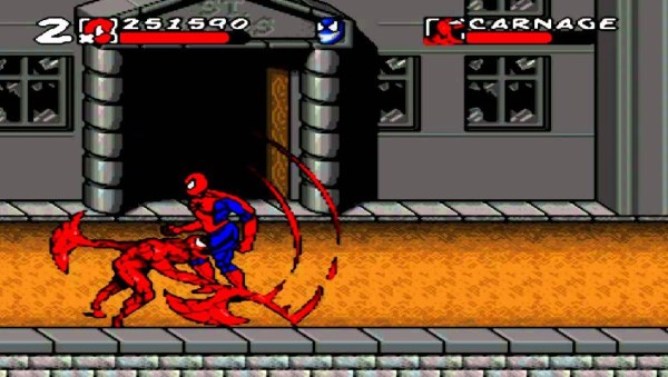 مبارزه نهایی با «کارنیج» در بازی Spider-Man & Venom: Maximum Carnage