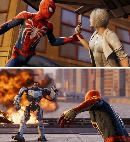 مبارزه با «هَمرهِد» و «سیلور سیبل» در بازی Spider-Man PS4